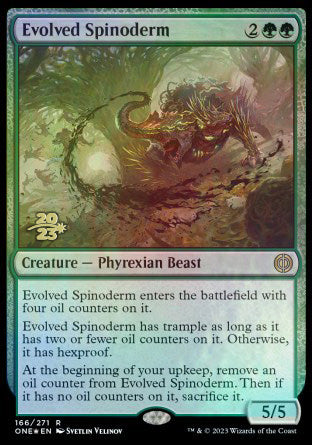 Evolved Spinoderm [Phyrexia: All Will Be One Prerelease Promos] | Eastridge Sports Cards & Games