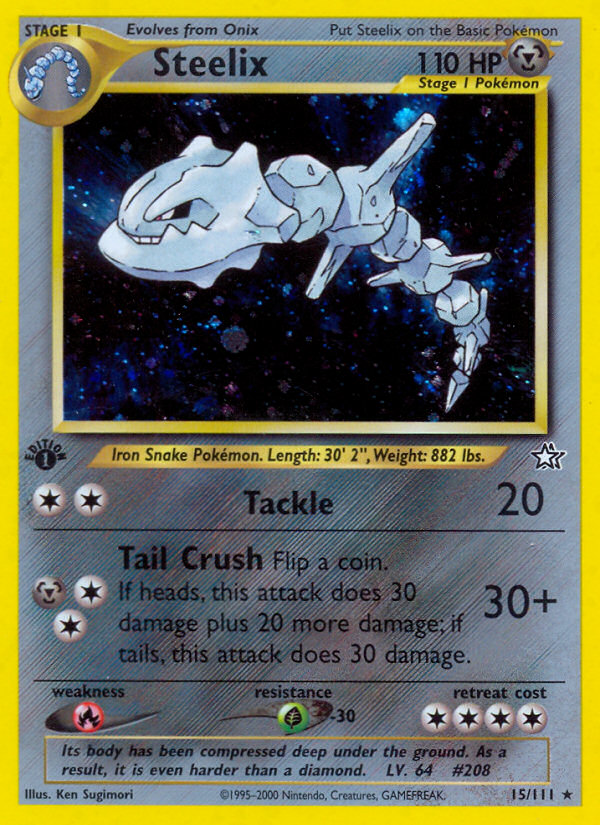 Steelix (15/111) [Neo Genesis 1st Edition] | Eastridge Sports Cards & Games