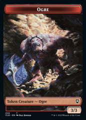 Boar // Ogre Double-sided Token [Commander Legends: Battle for Baldur's Gate Tokens] | Eastridge Sports Cards & Games