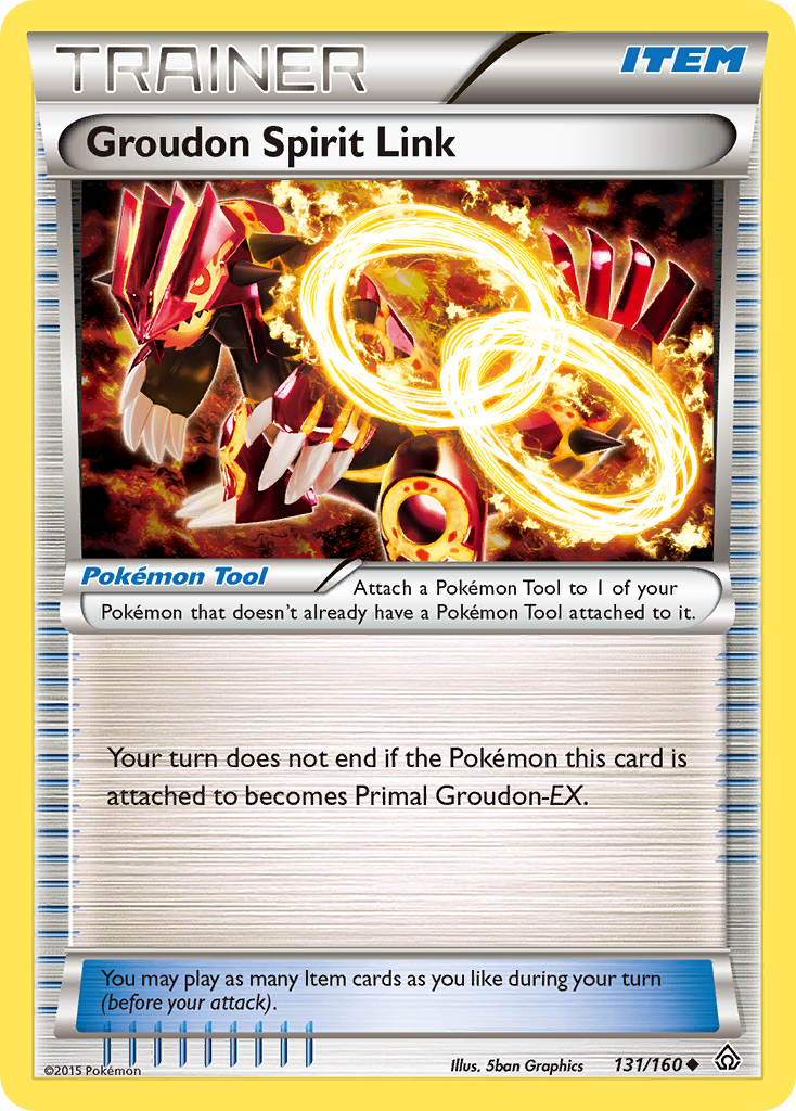 Groudon Spirit Link (131/160) [XY: Primal Clash] | Eastridge Sports Cards & Games