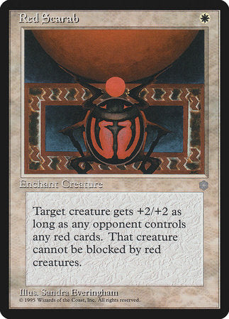 Red Scarab [Ice Age] | Eastridge Sports Cards & Games
