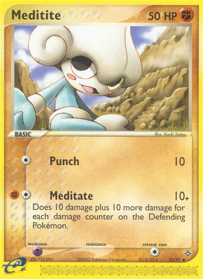Meditite (37/97) [EX: Dragon] | Eastridge Sports Cards & Games