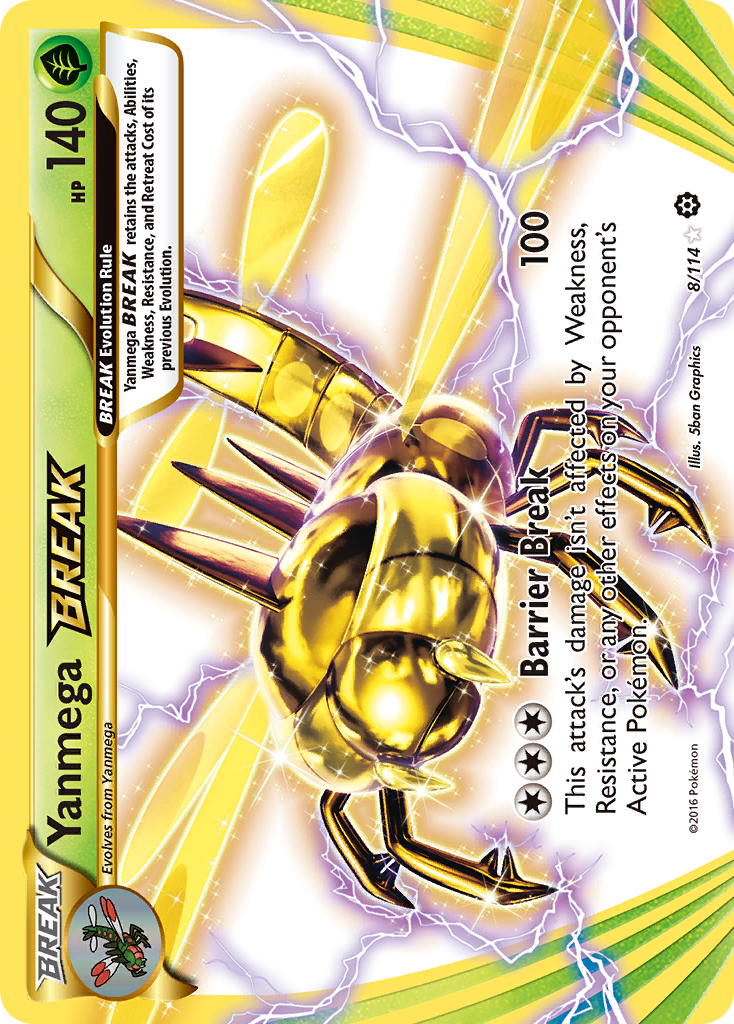 Yanmega BREAK (8/114) [XY: Steam Siege] | Eastridge Sports Cards & Games