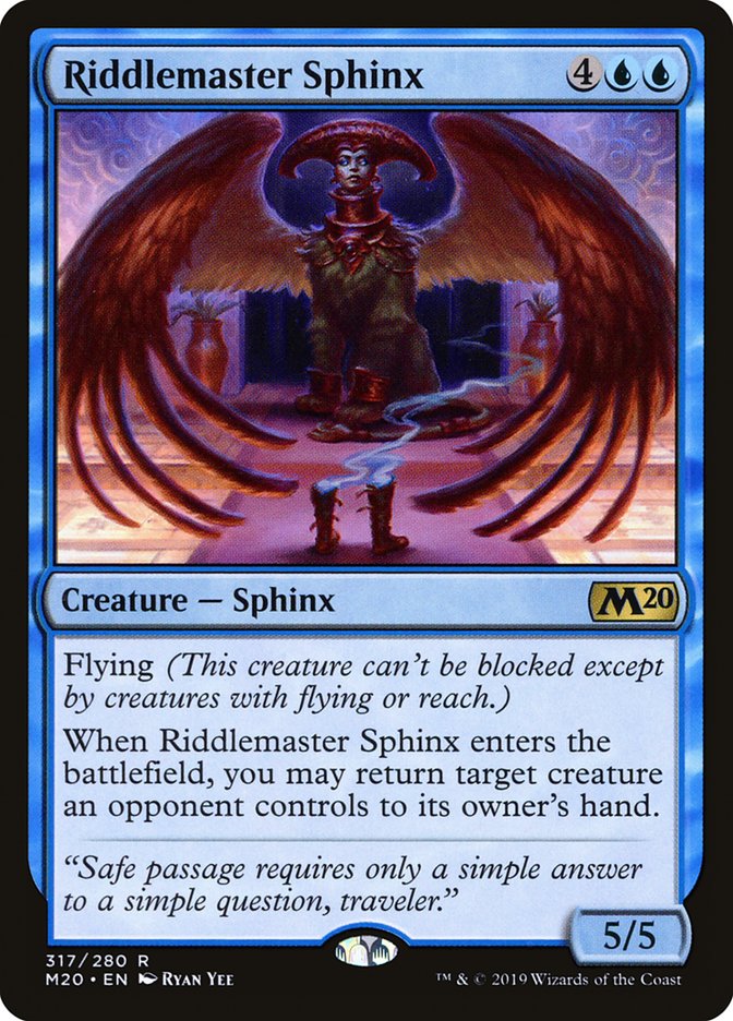 Riddlemaster Sphinx [Core Set 2020] | Eastridge Sports Cards & Games