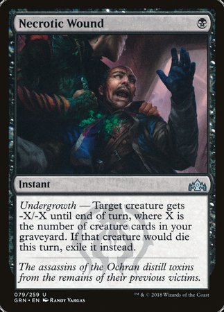 Necrotic Wound [Guilds of Ravnica] | Eastridge Sports Cards & Games