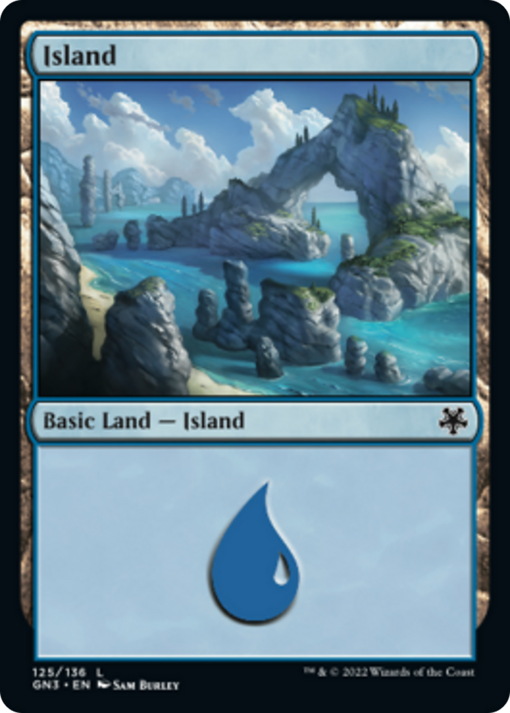 Island (125) [Game Night: Free-for-All] | Eastridge Sports Cards & Games