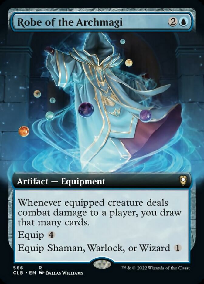 Robe of the Archmagi (Extended Art) [Commander Legends: Battle for Baldur's Gate] | Eastridge Sports Cards & Games