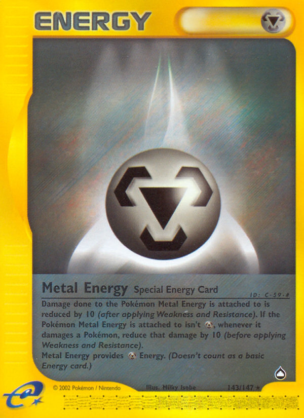 Metal Energy (143/147) [Aquapolis] | Eastridge Sports Cards & Games