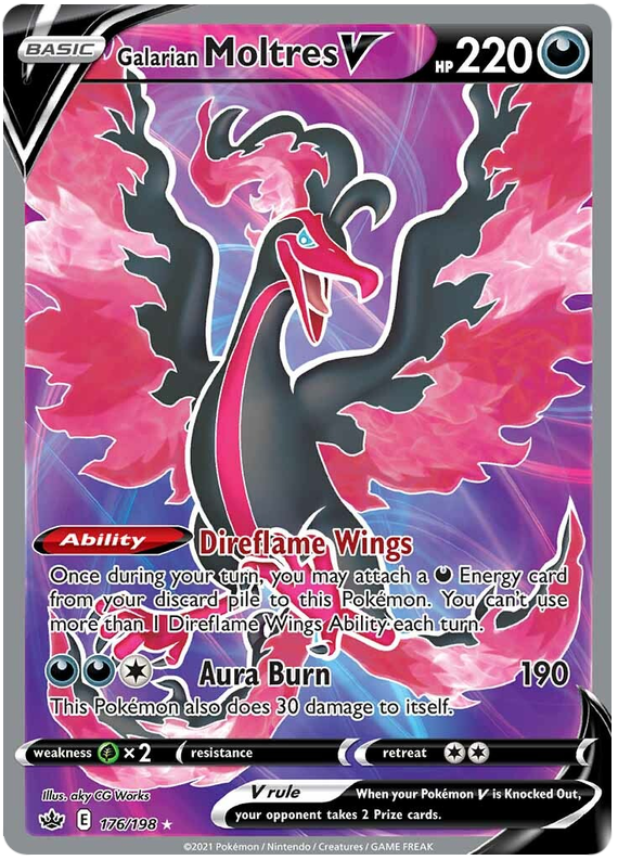 Galarian Moltres V (176/198) [Sword & Shield: Chilling Reign] | Eastridge Sports Cards & Games