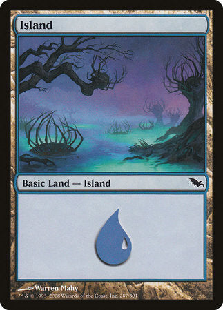 Island (287) [Shadowmoor] | Eastridge Sports Cards & Games