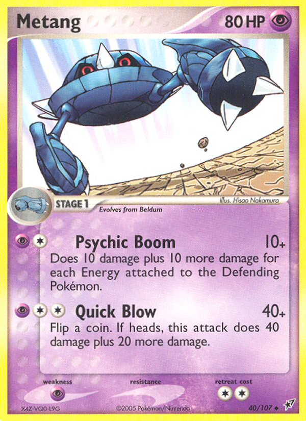 Metang (40/107) [EX: Deoxys] | Eastridge Sports Cards & Games