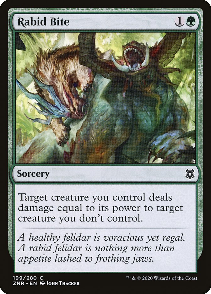 Rabid Bite [Zendikar Rising] | Eastridge Sports Cards & Games