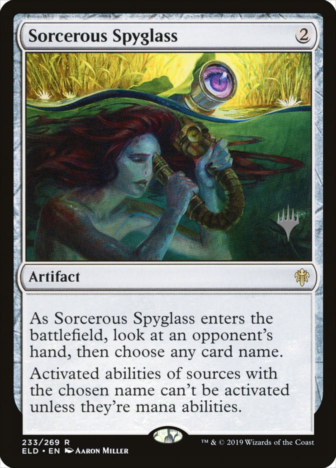 Sorcerous Spyglass (Promo Pack) [Throne of Eldraine Promos] | Eastridge Sports Cards & Games