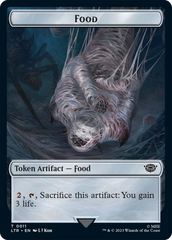 Food // Wraith Double-Sided Token [The Lord of the Rings: Tales of Middle-Earth Commander Tokens] | Eastridge Sports Cards & Games