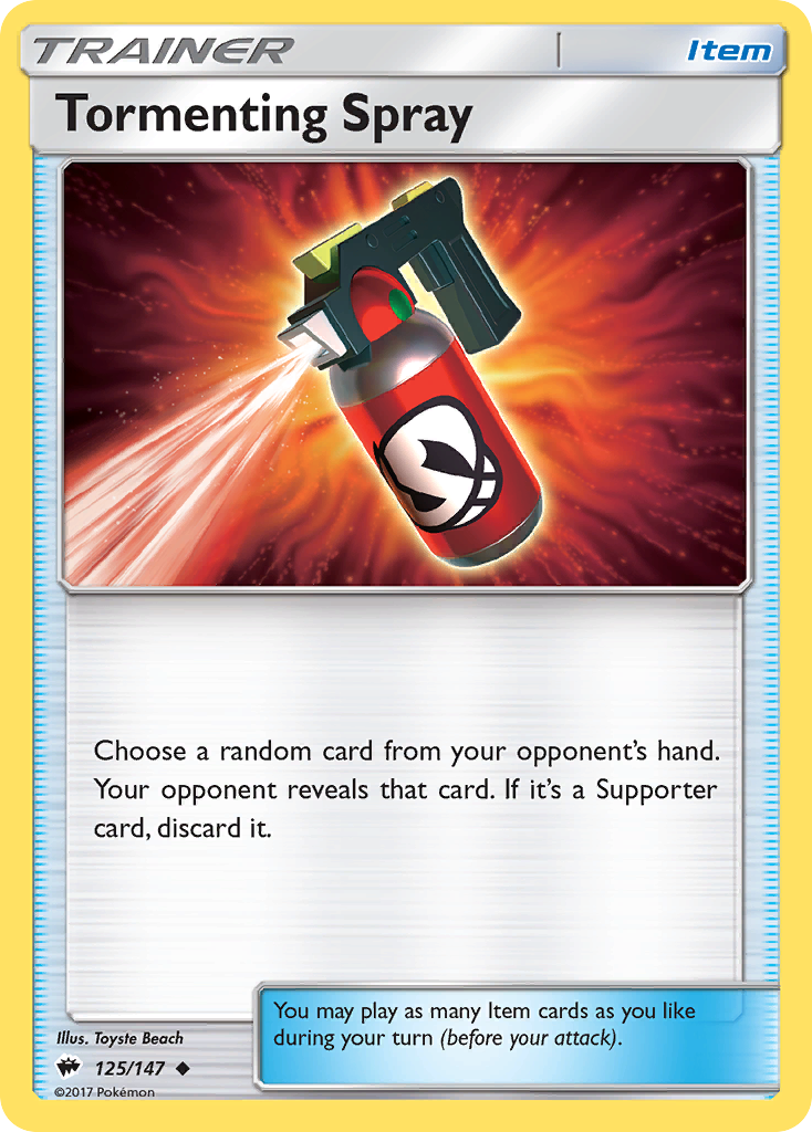 Tormenting Spray (125/147) [Sun & Moon: Burning Shadows] | Eastridge Sports Cards & Games