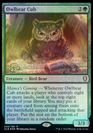 Owlbear Cub [Commander Legends: Battle for Baldur's Gate Prerelease Promos] | Eastridge Sports Cards & Games