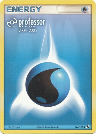 Water Energy (106/109) (2004 2005) [Professor Program Promos] | Eastridge Sports Cards & Games