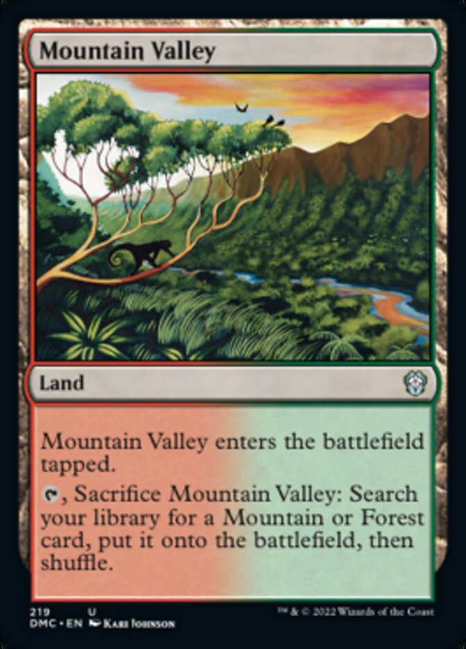 Mountain Valley [Dominaria United Commander] | Eastridge Sports Cards & Games