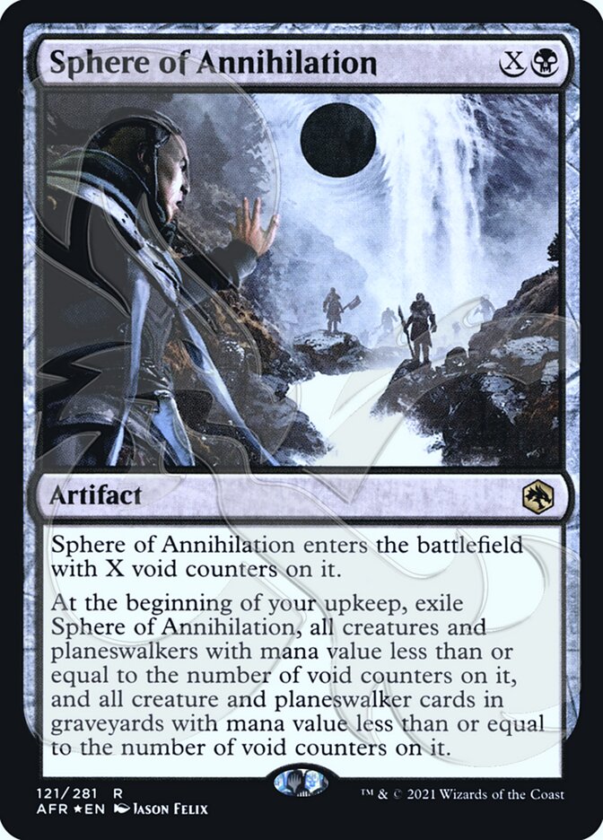 Sphere of Annihilation (Ampersand Promo) [Dungeons & Dragons: Adventures in the Forgotten Realms Promos] | Eastridge Sports Cards & Games