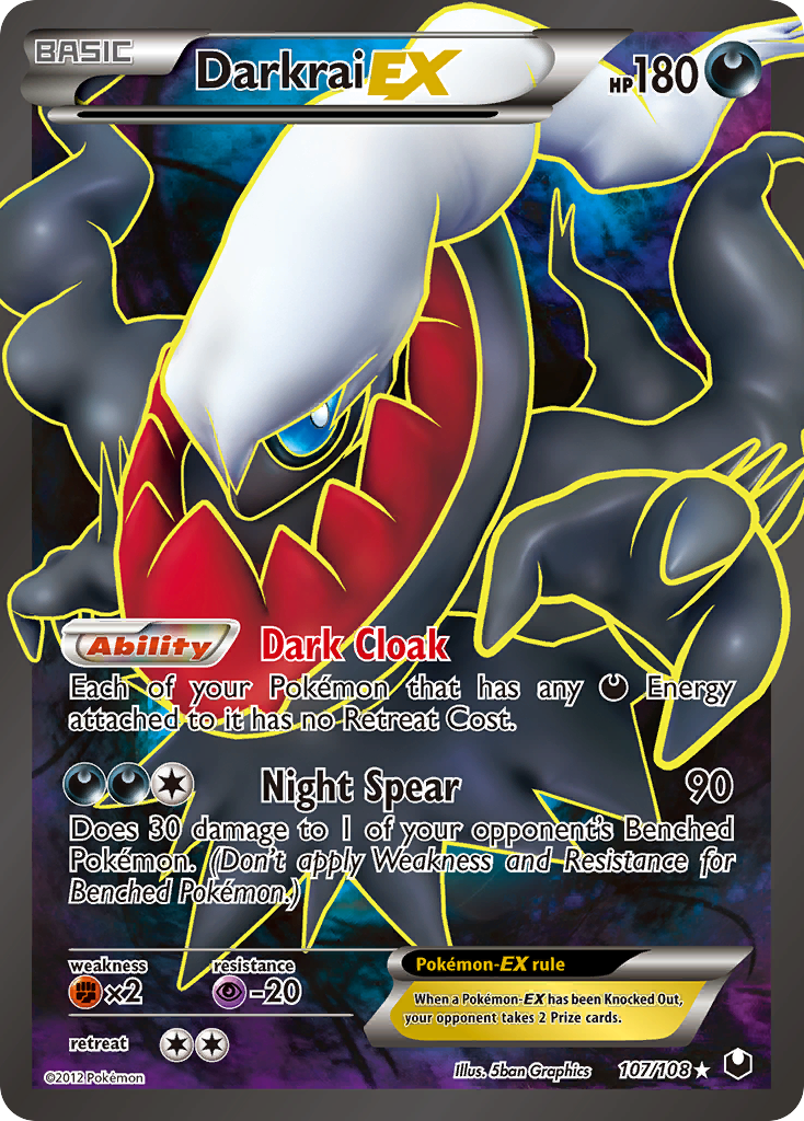 Darkrai EX (107/108) [Black & White: Dark Explorers] | Eastridge Sports Cards & Games