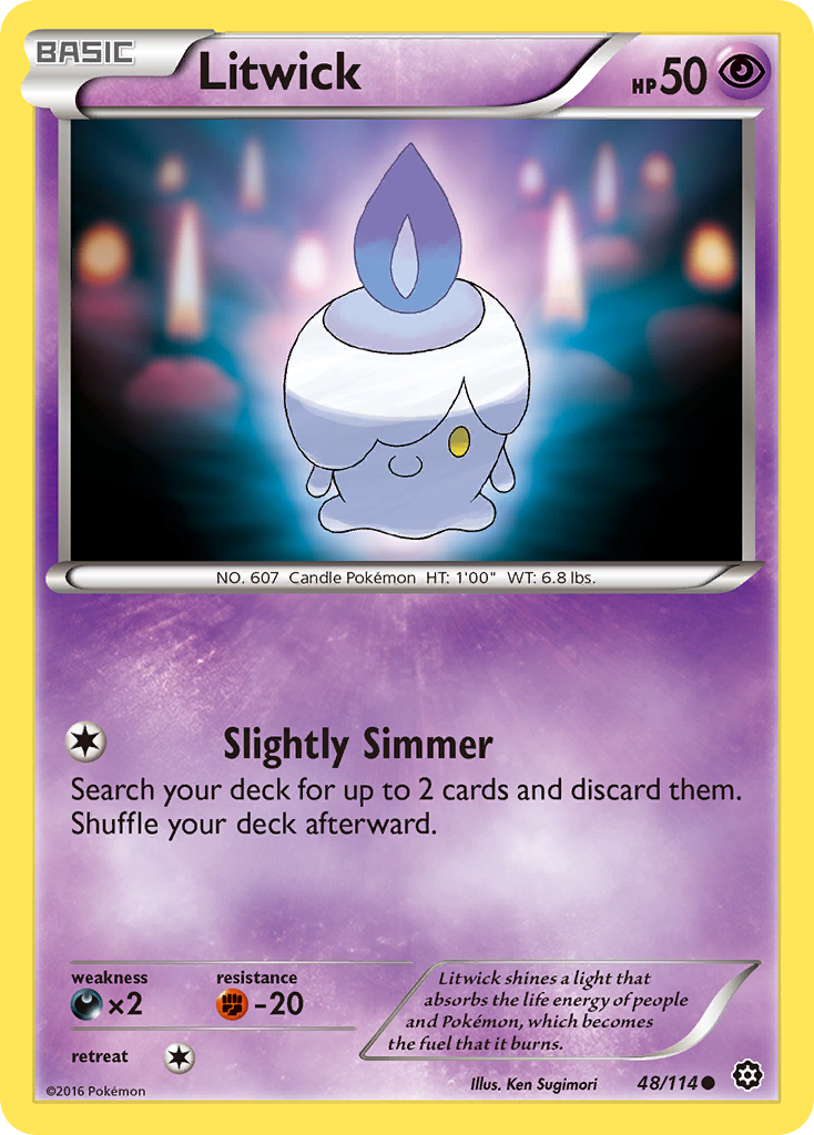 Litwick (48/114) [XY: Steam Siege] | Eastridge Sports Cards & Games