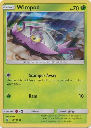Wimpod (8/145) (Collection Promo) [Sun & Moon: Guardians Rising] | Eastridge Sports Cards & Games