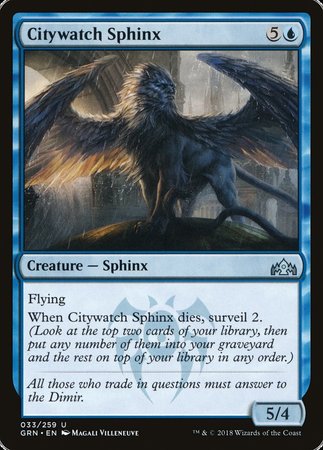 Citywatch Sphinx [Guilds of Ravnica] | Eastridge Sports Cards & Games