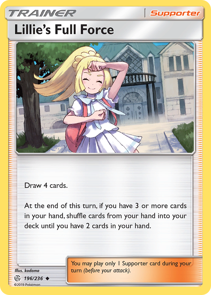 Lillie's Full Force (196/236) [Sun & Moon: Cosmic Eclipse] | Eastridge Sports Cards & Games