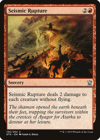 Seismic Rupture [Dragons of Tarkir] | Eastridge Sports Cards & Games