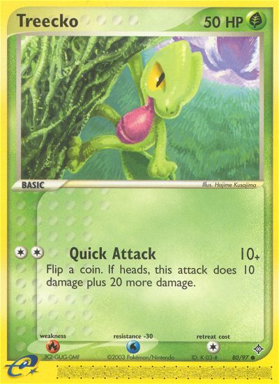 Treecko (80/97) [EX: Dragon] | Eastridge Sports Cards & Games