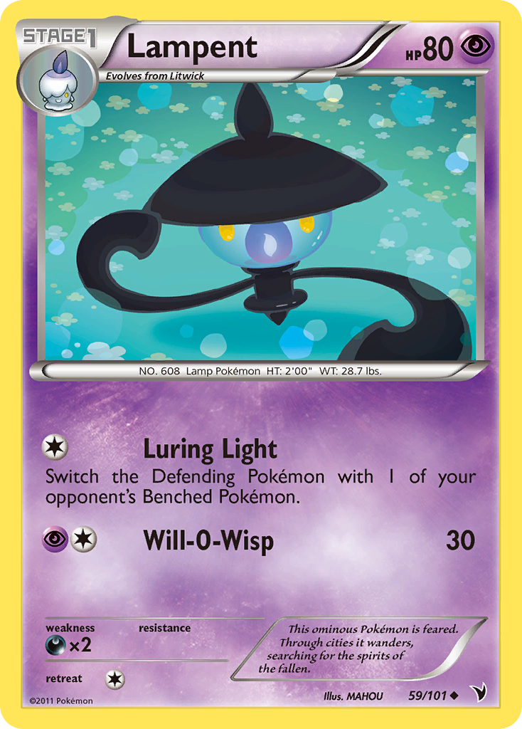 Lampent (59/101) [Black & White: Noble Victories] | Eastridge Sports Cards & Games