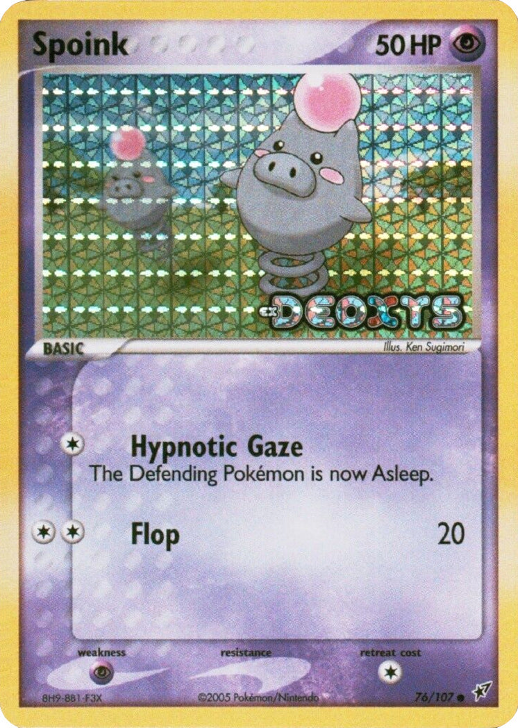 Spoink (76/107) (Stamped) [EX: Deoxys] | Eastridge Sports Cards & Games