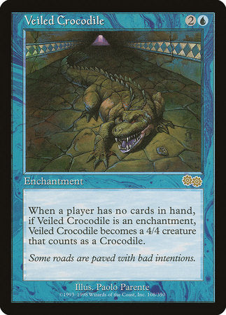 Veiled Crocodile [Urza's Saga] | Eastridge Sports Cards & Games