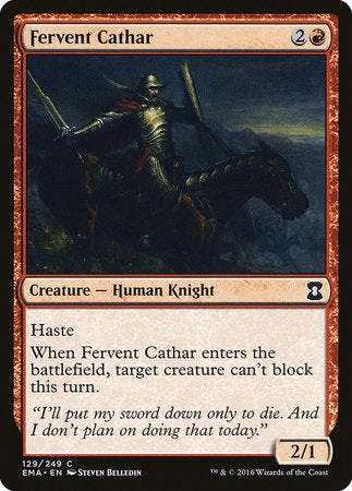 Fervent Cathar [Eternal Masters] | Eastridge Sports Cards & Games