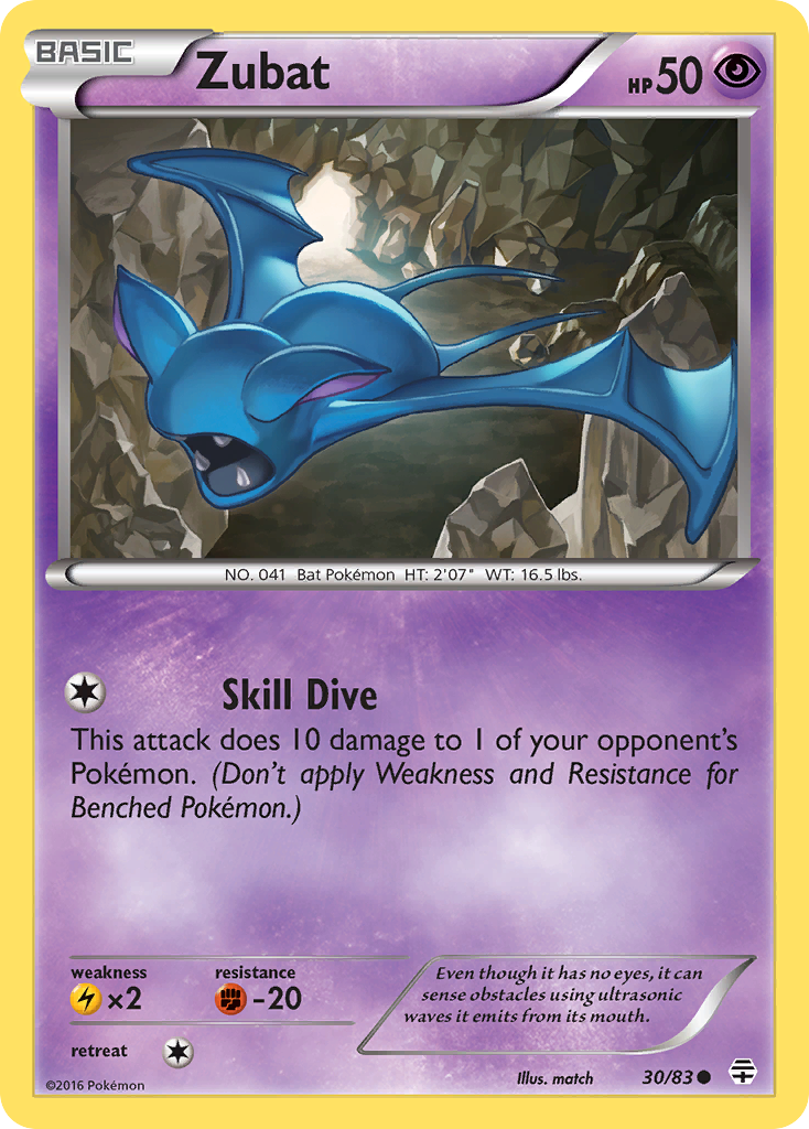 Zubat (30/83) [XY: Generations] | Eastridge Sports Cards & Games