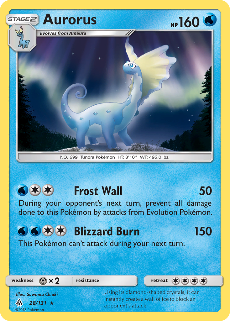 Aurorus (28/131) [Sun & Moon: Forbidden Light] | Eastridge Sports Cards & Games