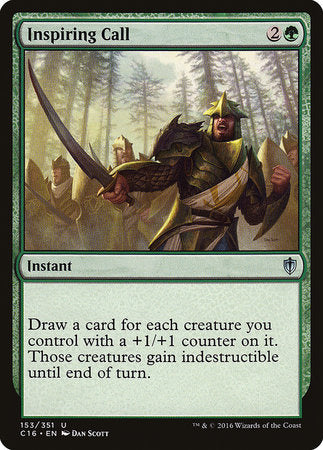 Inspiring Call [Commander 2016] | Eastridge Sports Cards & Games