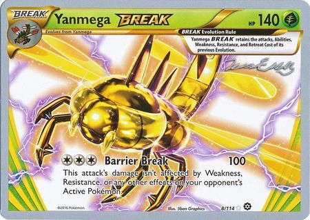 Yanmega BREAK (8/114) (Bebe - Jesper Eriksen) [World Championships 2016] | Eastridge Sports Cards & Games