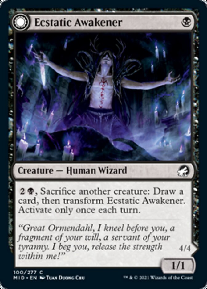 Ecstatic Awakener // Awoken Demon [Innistrad: Midnight Hunt] | Eastridge Sports Cards & Games