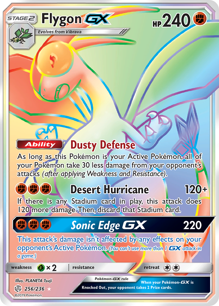 Flygon GX (256/236) [Sun & Moon: Cosmic Eclipse] | Eastridge Sports Cards & Games