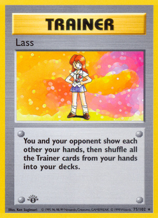 Lass (75/102) (Shadowless) [Base Set 1st Edition] | Eastridge Sports Cards & Games