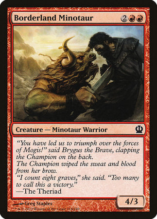Borderland Minotaur [Theros] | Eastridge Sports Cards & Games