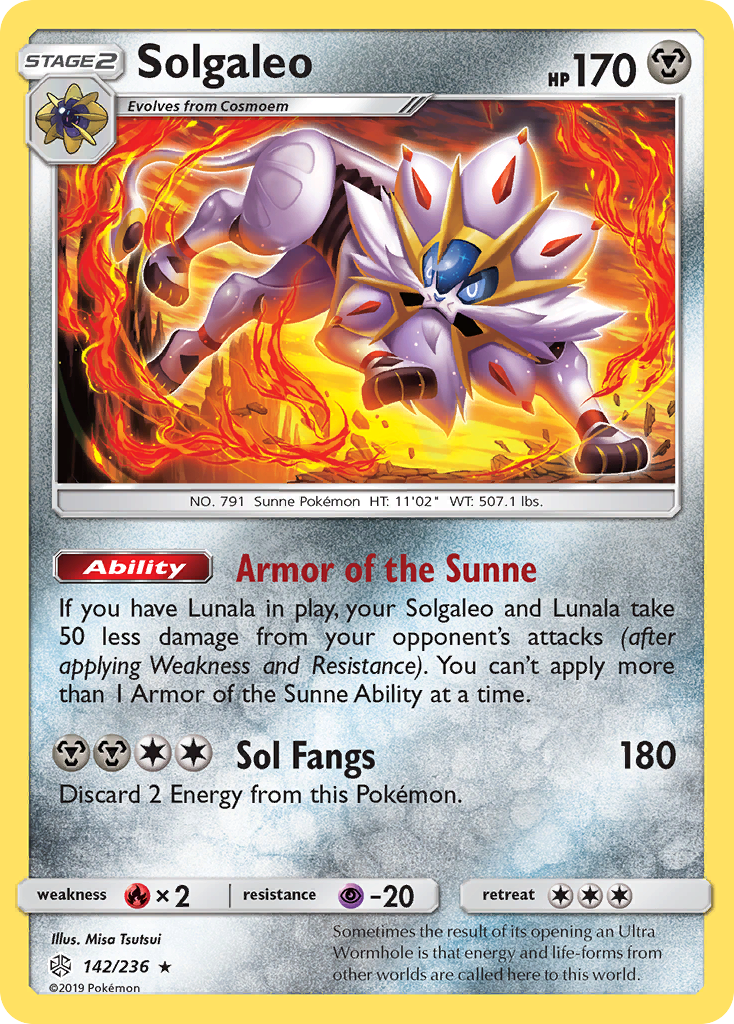 Solgaleo (142/236) [Sun & Moon: Cosmic Eclipse] | Eastridge Sports Cards & Games