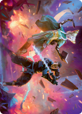 Explosive Entry Art Card [Kamigawa: Neon Dynasty Art Series] | Eastridge Sports Cards & Games