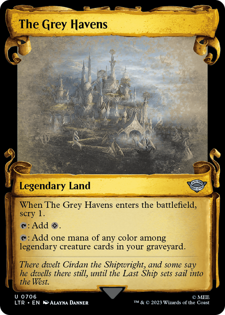 The Grey Havens [The Lord of the Rings: Tales of Middle-Earth Showcase Scrolls] | Eastridge Sports Cards & Games