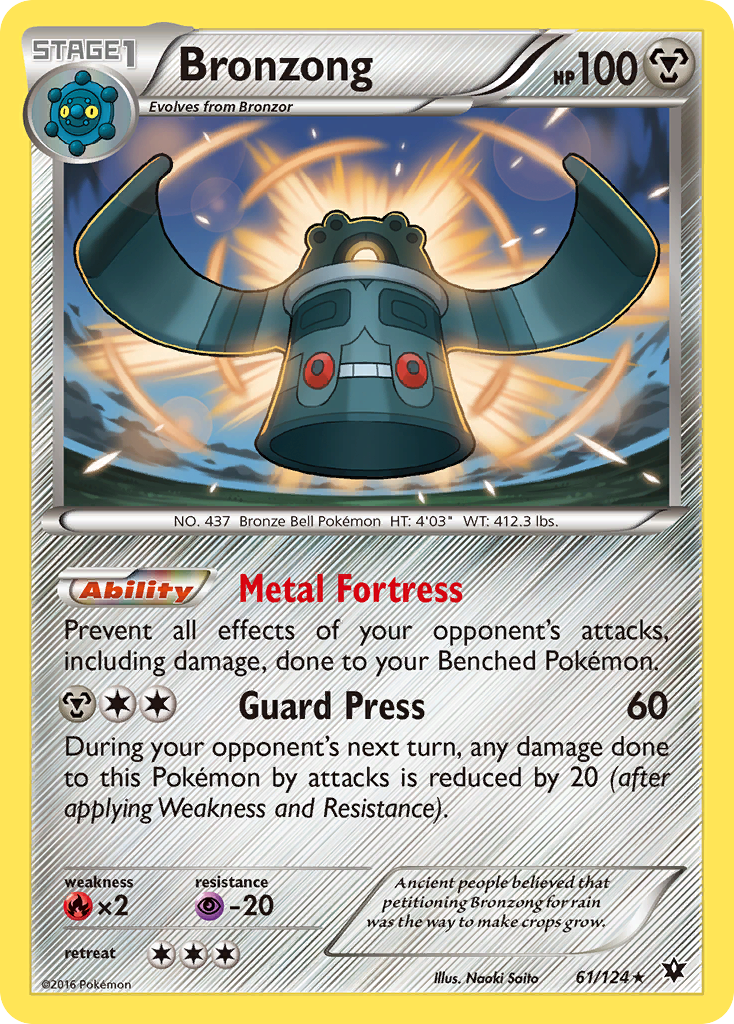 Bronzong (61/124) [XY: Fates Collide] | Eastridge Sports Cards & Games