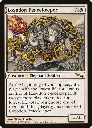 Loxodon Peacekeeper [Mirrodin] | Eastridge Sports Cards & Games