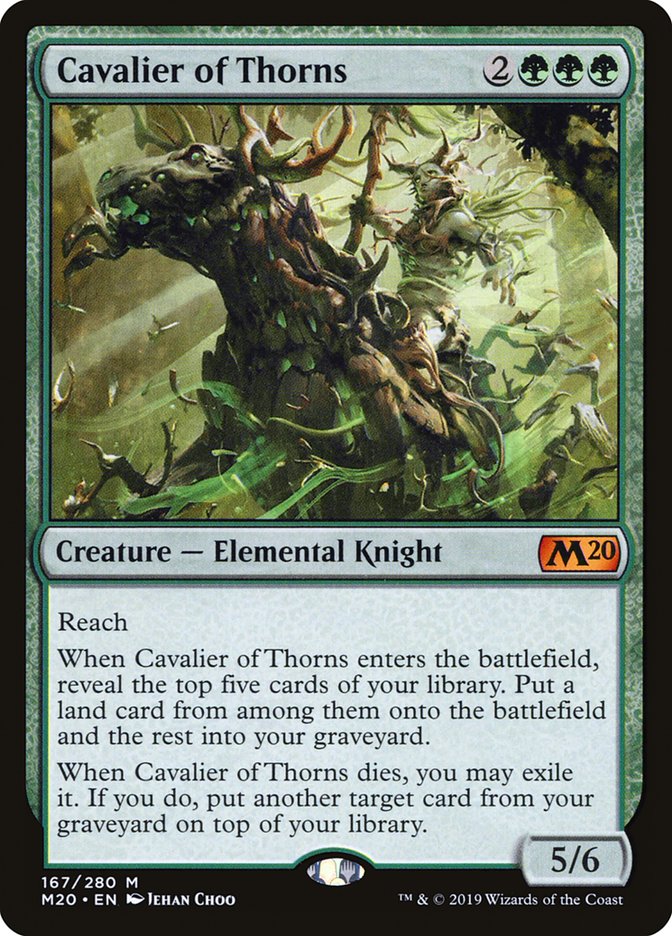 Cavalier of Thorns [Core Set 2020] | Eastridge Sports Cards & Games