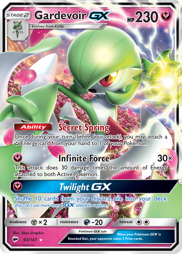 Gardevoir GX (93/147) [Sun & Moon: Burning Shadows] | Eastridge Sports Cards & Games