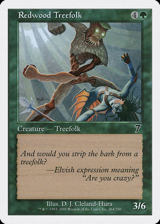 Redwood Treefolk [Seventh Edition] | Eastridge Sports Cards & Games